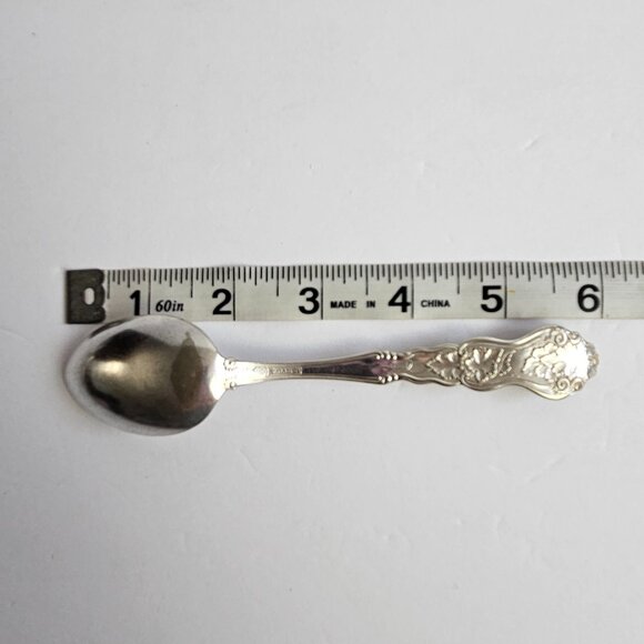 Antique Moselle Tablespoon Intl. Silver 1906 Silverplate Set of 5 Teaspoons - Picture 9 of 12